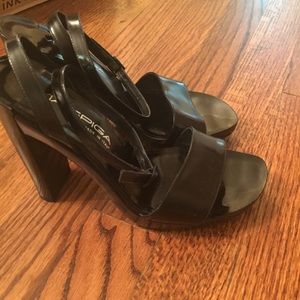 Via Spiga Black High Heels. Size 6.